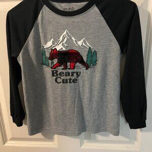 Long sleeve pj top